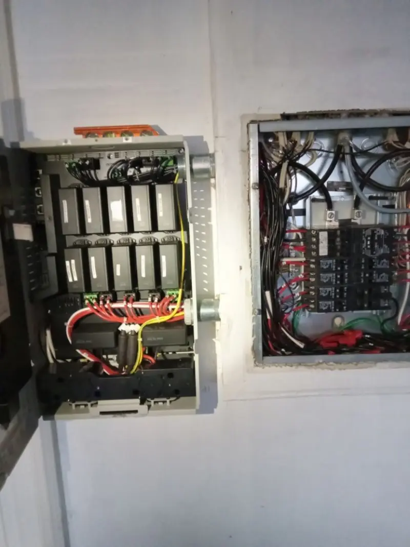 Electrical panel upgrade completed for Security Camera Wiring in Opelousas